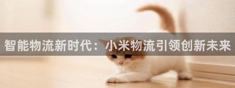 超凡国际注册官网：智能物流新时代：小