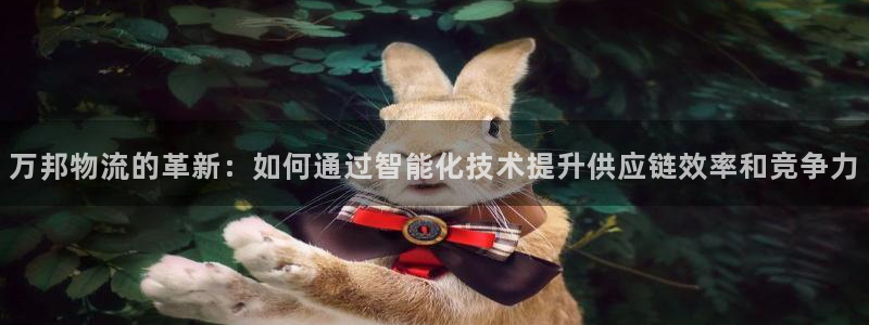 超凡国际官方：万邦物流的革新：如何通过智能化技术提升供应链效